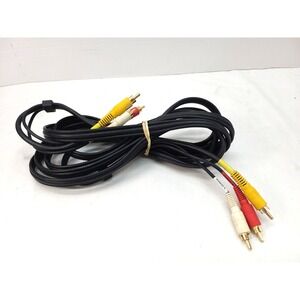 3 RCA Audio Video AV Cable 12' 3RCA L+R+V HDTV DVD
